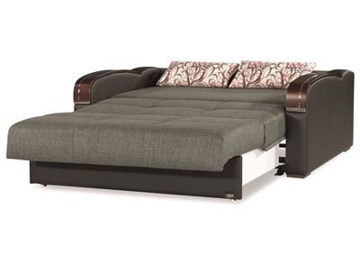 Sleep Plus Gray Polyester Love Seat Sleeper,Ottomanson (Previously Casamode)